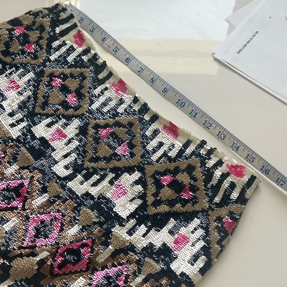 Pookie & Sebastian sequin mini skirt. Medium. Like new condition. NYC boutique - Picture 7 of 7